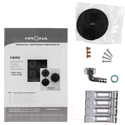 Комплект встраиваемой техники Krona Breve 45 BL + Fiero 45 BL- фото9