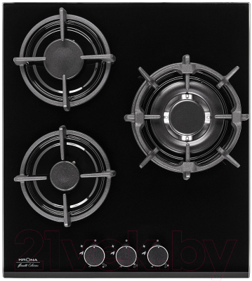 Комплект встраиваемой техники Krona Breve 45 WH + Fiero 45 BL- фото3