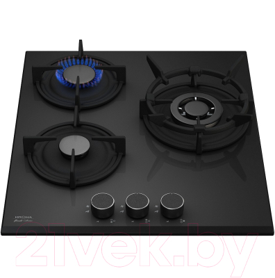 Комплект встраиваемой техники Krona Corrente 45 WH + Fiero 45 BL- фото3