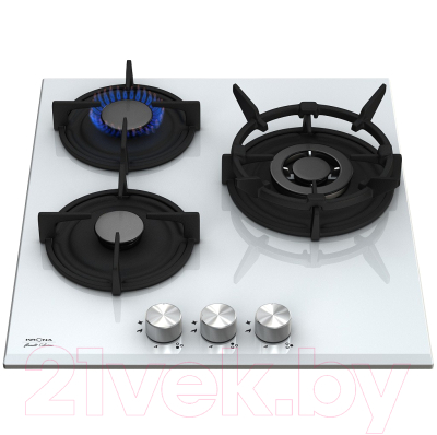 Комплект встраиваемой техники Krona Stretto 45 BL + Fiero 45 WH- фото2