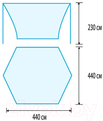 Туристический шатер Tramp Lite Tent / TLT-011- фото2