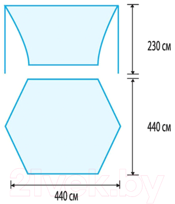 Туристический шатер Tramp Lite Tent / TLT-036- фото2