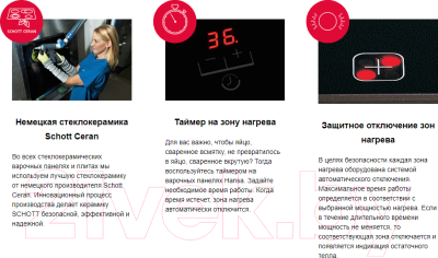 Электрическая варочная панель Hansa BHCI96808- фото3