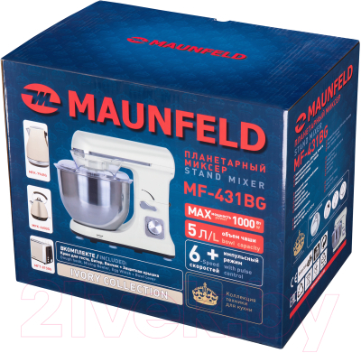 Миксер стационарный Maunfeld MF-431BG- фото9