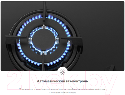 Газовая варочная панель Haier HHX-M64CWW- фото4