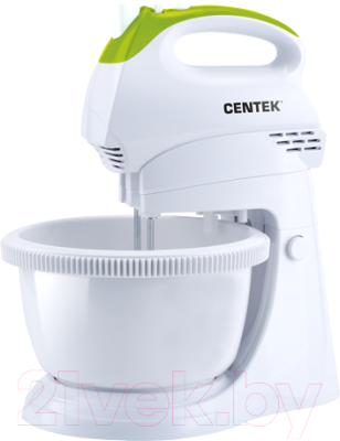 Миксер стационарный Centek CT-1119 (белый/зеленый)- фото