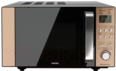 Микроволновая печь Centek CT-1574 (черный/золото)- фото