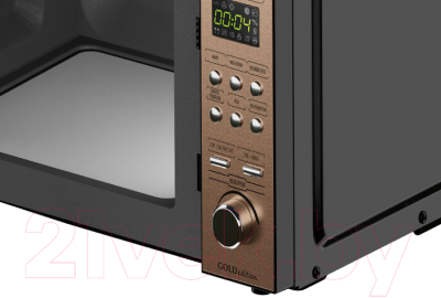 Микроволновая печь Centek CT-1574 (черный/золото)- фото3