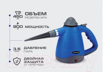 Пароочиститель Endever Odyssey Q-442 (черный/желтый)- фото10