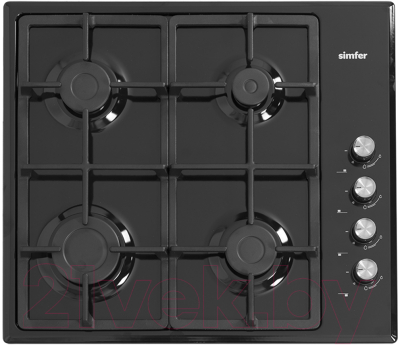 Газовая варочная панель Simfer H60Q40B416- фото