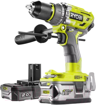 Аккумуляторная дрель-шуруповерт Ryobi R18PD7-252S (5133004391)- фото2
