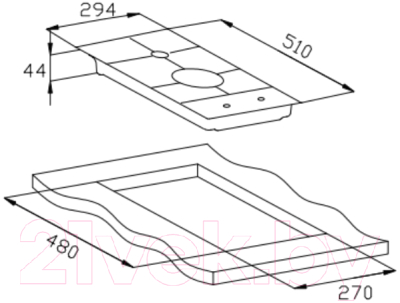 Газовая варочная панель Weissgauff HGG 302 BGh- фото3