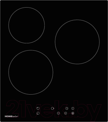 Электрическая варочная панель HOMSair HVY43BK