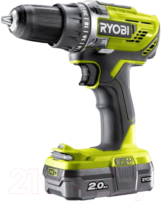 Аккумуляторная дрель-шуруповерт Ryobi R18DD3-120S (5133003347)