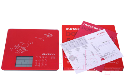 Кухонные весы Oursson KS0502GD/RD- фото3