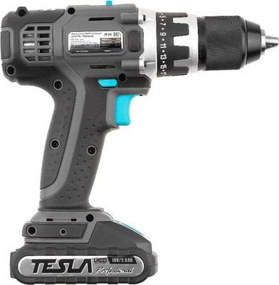 Аккумуляторная дрель-шуруповерт Tesla TCD182DC (621377)- фото6