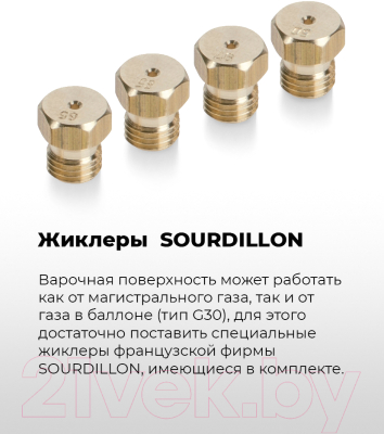 Газовая варочная панель Maunfeld EGHG.64.6CW/G- фото2