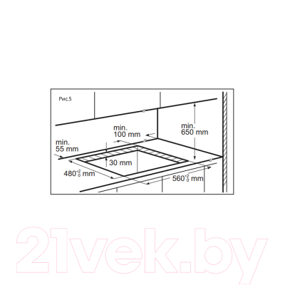 Газовая варочная панель Maunfeld EGHS.64.63CS/G- фото4