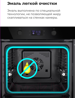 Электрический духовой шкаф Maunfeld AEOH.749B- фото8
