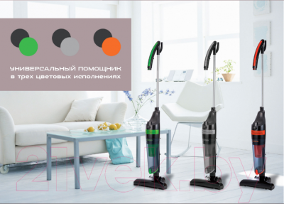 Вертикальный пылесос Endever SkyClean VC-292 (черный/зеленый)- фото5