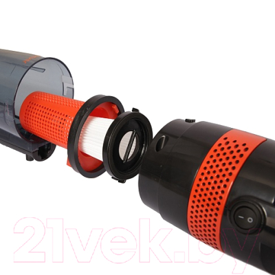 Вертикальный пылесос Endever SkyClean VC-294 (черный/оранжевый)- фото7