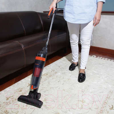 Вертикальный пылесос Endever SkyClean VC-294 (черный/оранжевый)- фото9