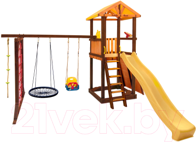 Игровой комплекс Perfetto Sport Pitigliano-11 + качели Паутина- фото5