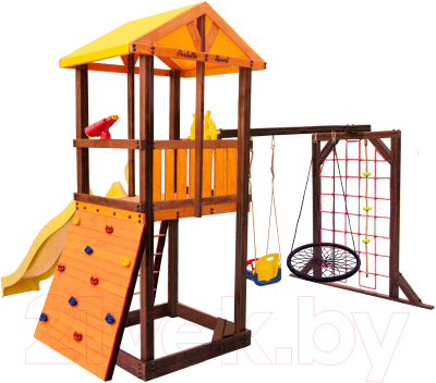 Игровой комплекс Perfetto Sport Pitigliano-11 + качели Паутина- фото7