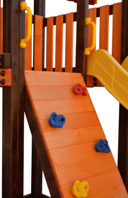 Игровой комплекс Perfetto Sport Pitigliano 4 + качели Паутина- фото2