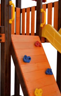 Игровой комплекс Perfetto Sport Pitigliano 7 + качели Паутина- фото3