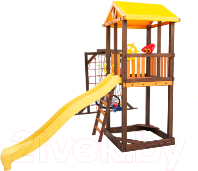 Игровой комплекс Perfetto Sport Pitigliano 9 + качели Паутина- фото5