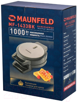 Вафельница Maunfeld MF-1433BK- фото8