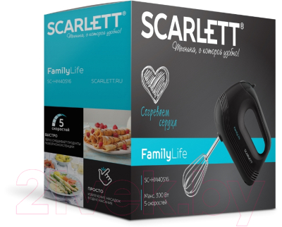 Миксер ручной Scarlett SC-HM40S16- фото9