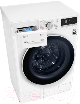 Стирально-сушильная машина LG AI DD F2V5HG0W- фото3