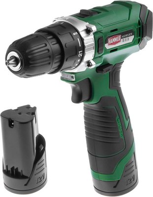Аккумуляторная дрель-шуруповерт Hammer Flex ACD12/2CS (630797)- фото