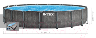 Каркасный бассейн Intex Greywood Prism Frame Premium / 26744NP- фото9