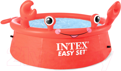 Надувной бассейн Intex Easy Set Веселый краб / 26100NP- фото