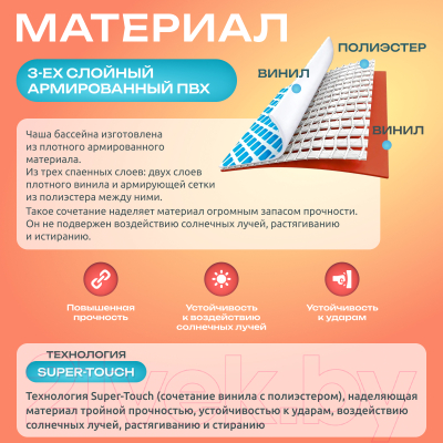 Надувной бассейн Intex Easy Set Веселый краб / 26100NP- фото4