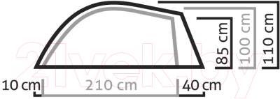 Палатка Salewa Litetrek II Light / 5622-5315- фото2