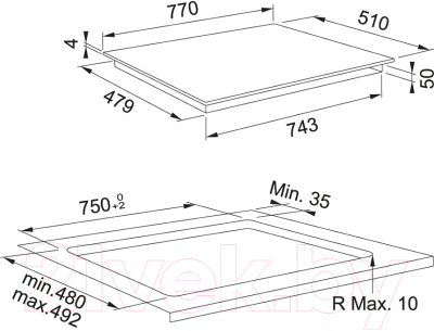 Индукционная варочная панель Franke FSM 804 I B BK- фото2