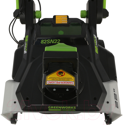 Снегоуборщик аккумуляторный Greenworks GD82ST 82V / 2602507- фото3