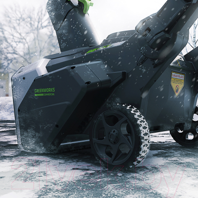 Снегоуборщик аккумуляторный Greenworks GD82ST 82V / 2602507- фото8