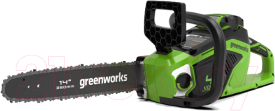 Электропила цепная Greenworks GD40CS18 бесщеточная 40V 40см / 2005807- фото