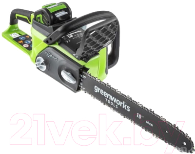 Электропила цепная Greenworks GD40CS18 бесщеточная 40V 40см / 2005807- фото2