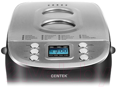 Хлебопечка Centek CT-1415 (черный)- фото3