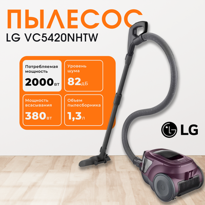 Пылесос LG VC5420NHTW- фото2