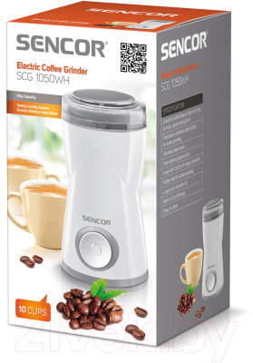 Кофемолка Sencor SCG 1050WH- фото2
