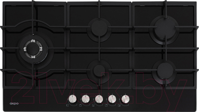 Газовая варочная панель Akpo PGA 905 WGC-T BL- фото