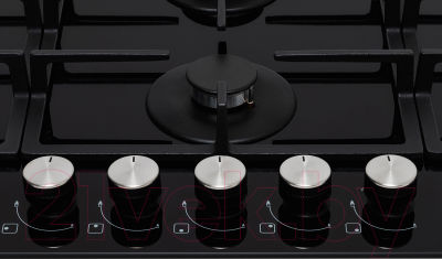 Газовая варочная панель Akpo PGA 905 WGC-T BL- фото4