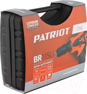 Аккумуляторная дрель-шуруповерт PATRIOT THE ONE BR 115Li- фото10